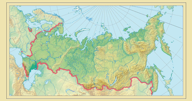 Карта россии