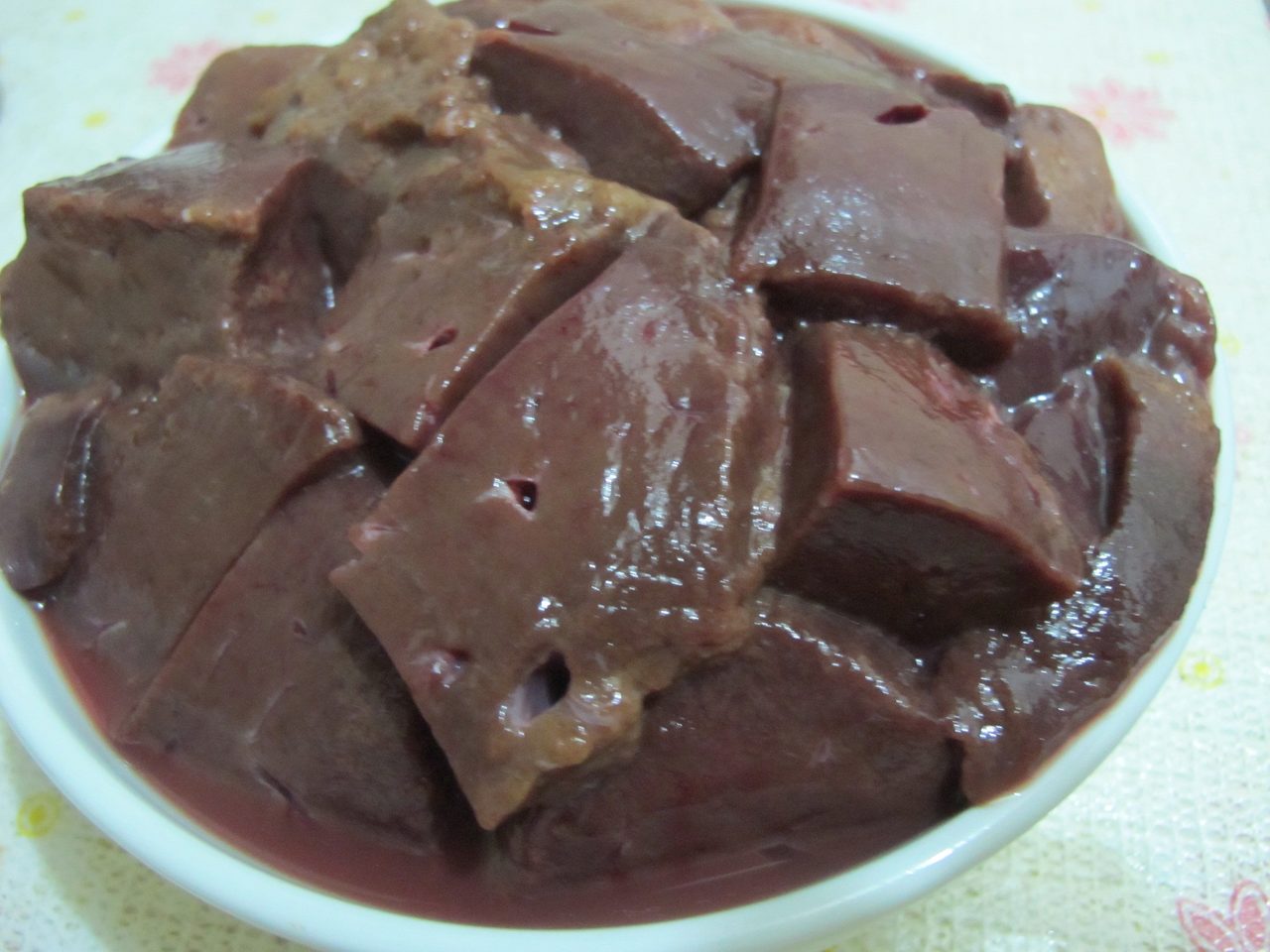 Кусочки печени