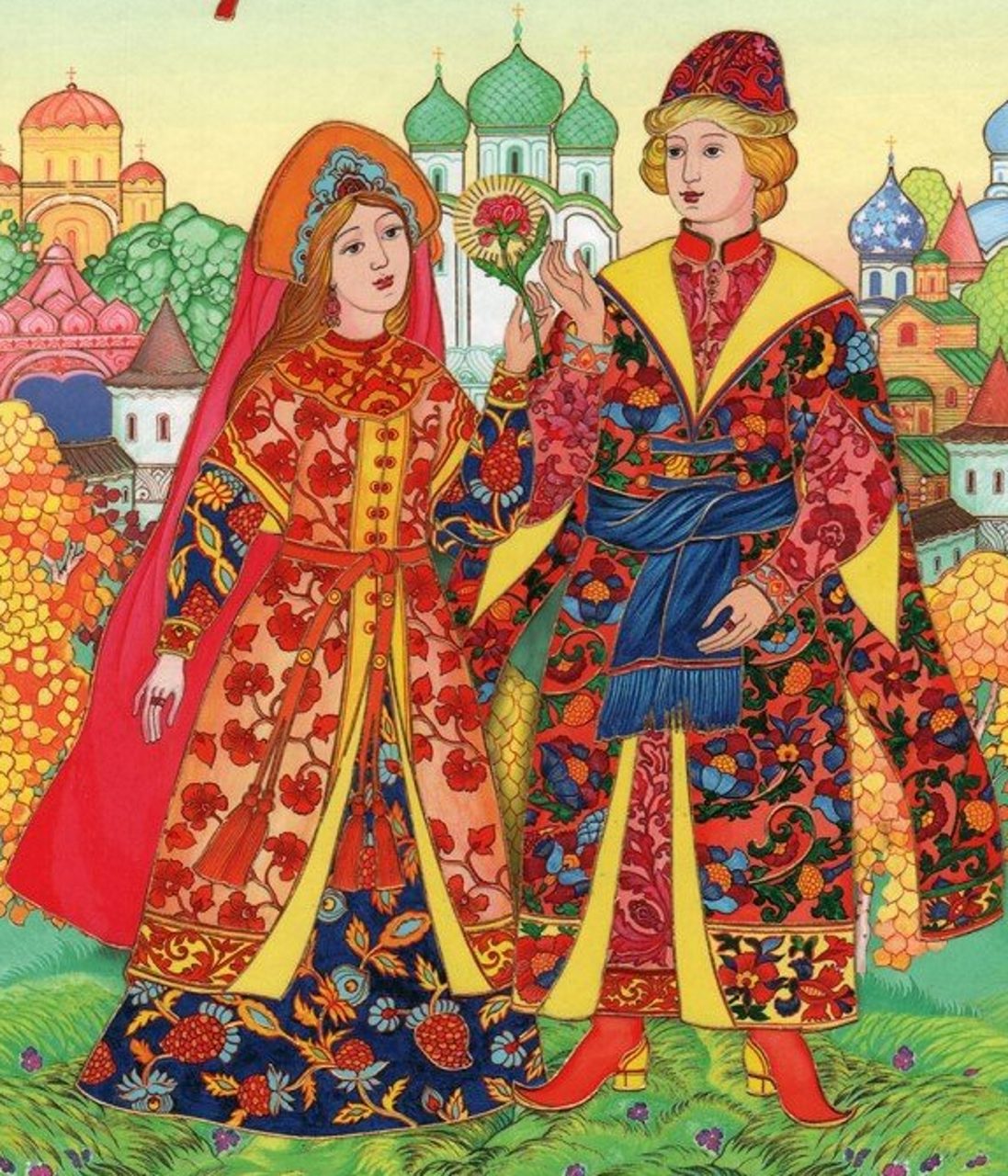 Сказка-сценка на новый лад "аленький цветочек" для школьников