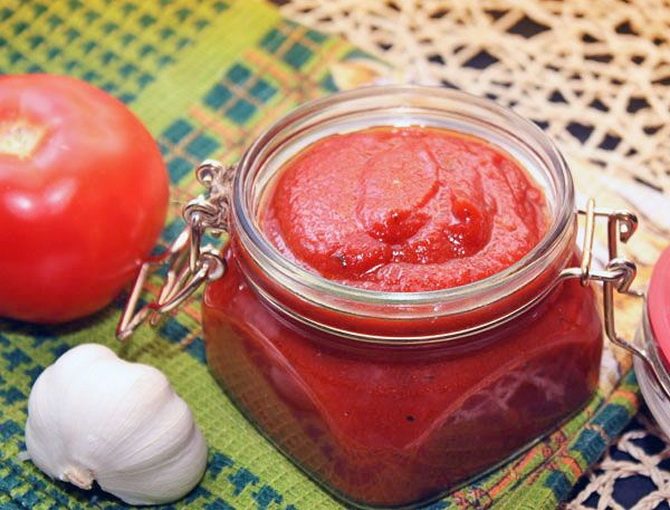Качественная паста из томатов