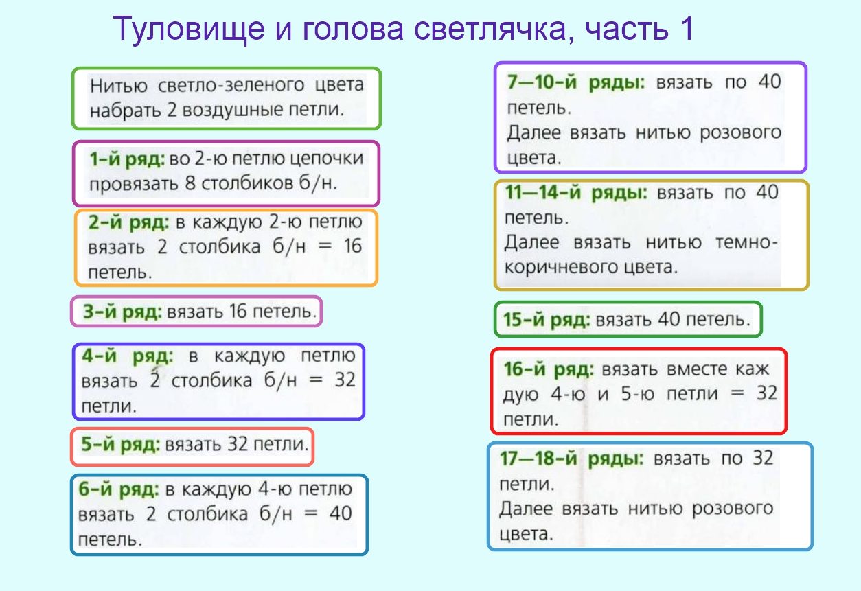 Игрушки крючком для начинающих схемы вязания