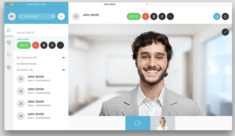 Видеозвонки с фоном в cisco webex
