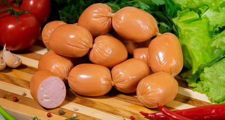 Сардельки колобки с сыром