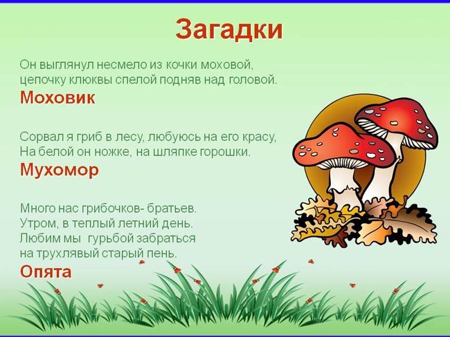 Детские загадки про еду