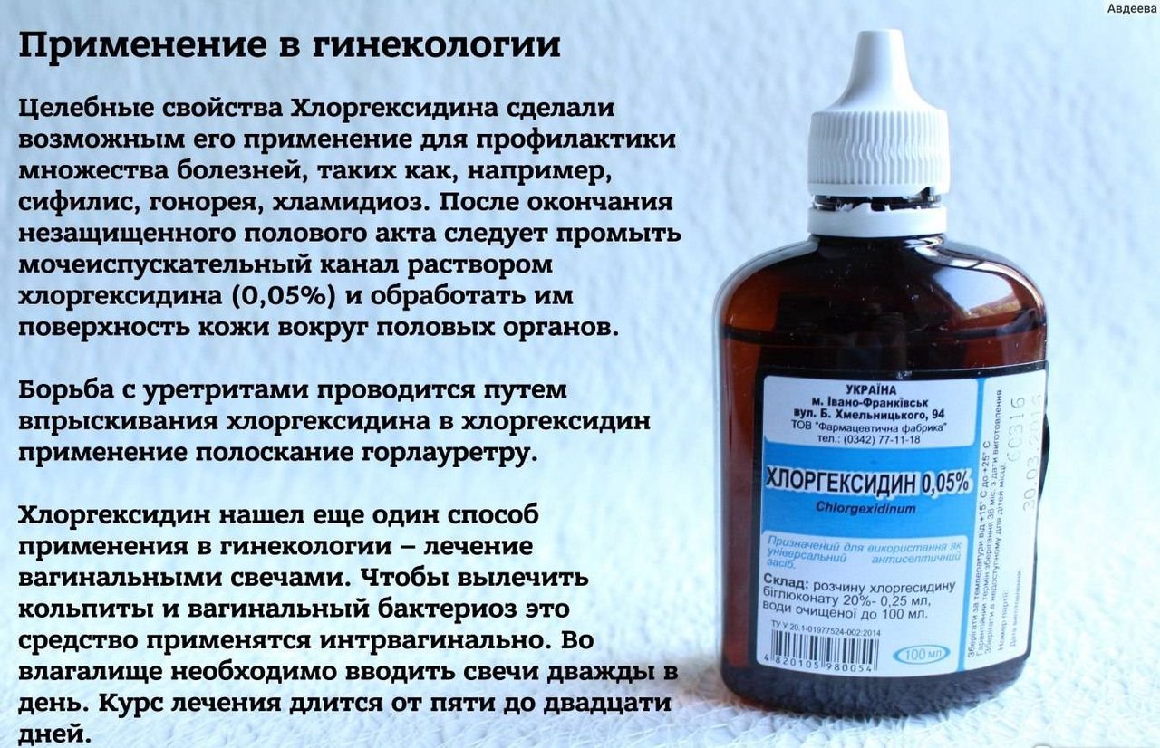 Хлоргексидин в гинекологии