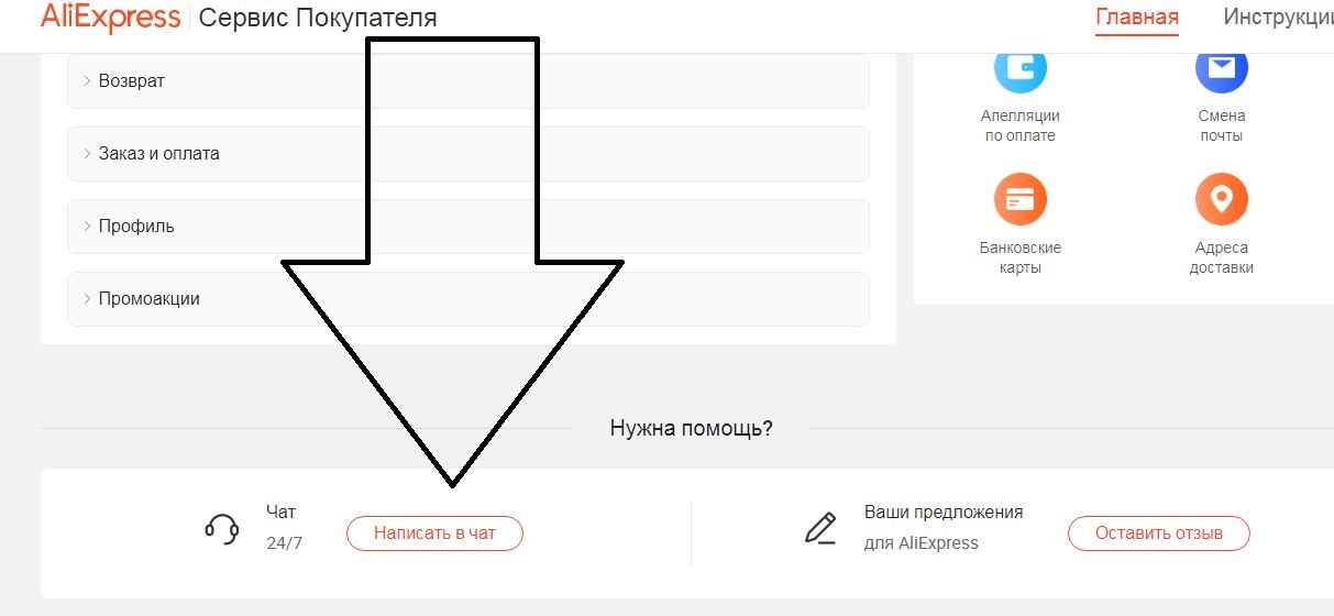 Иконка "написать в чат"