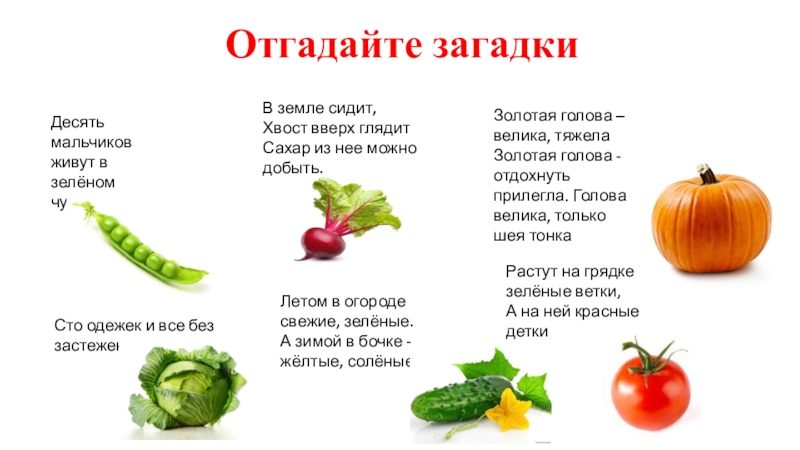 Загадки про еду с подвохом