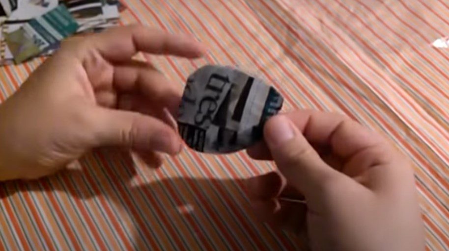 Повязка пирата своими руками из папье-маше