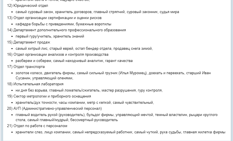 Награждение на корпоративе - шуточные номинации
