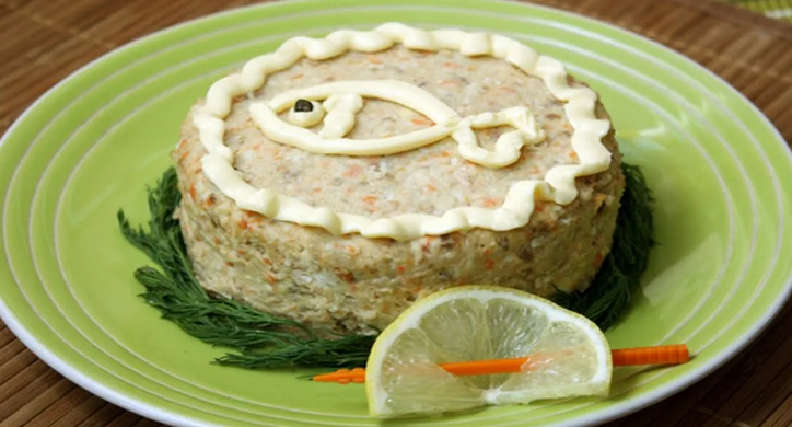 Форшмак из остатков соленой сельди