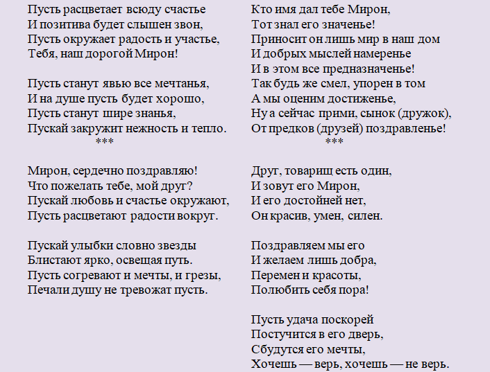 Поздравление с днем ангела