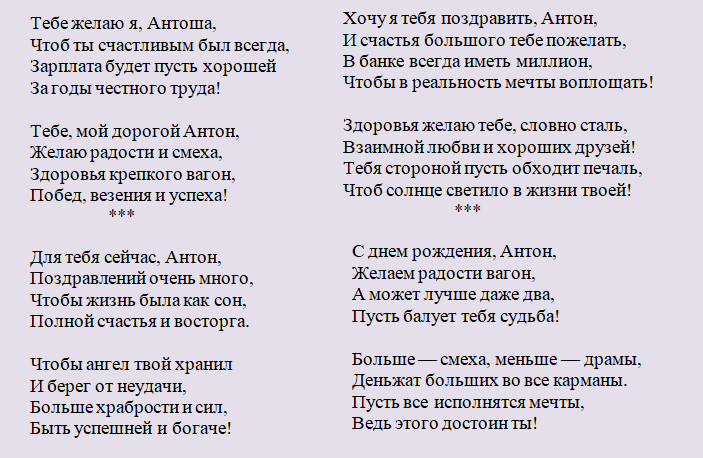 Поздравление с днем ангела