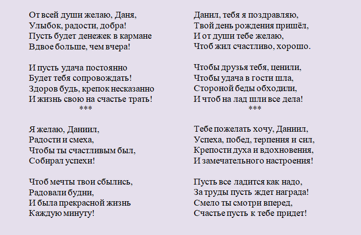 Поздравление с днем ангела