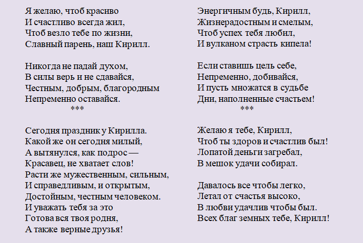 Поздравление с днем ангела