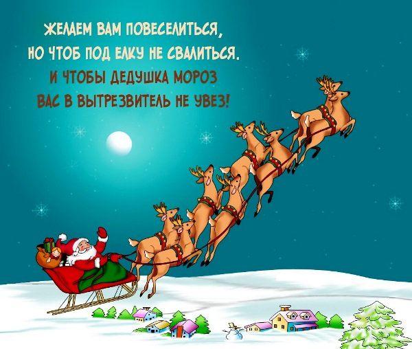 Шуточные новогодние картинки