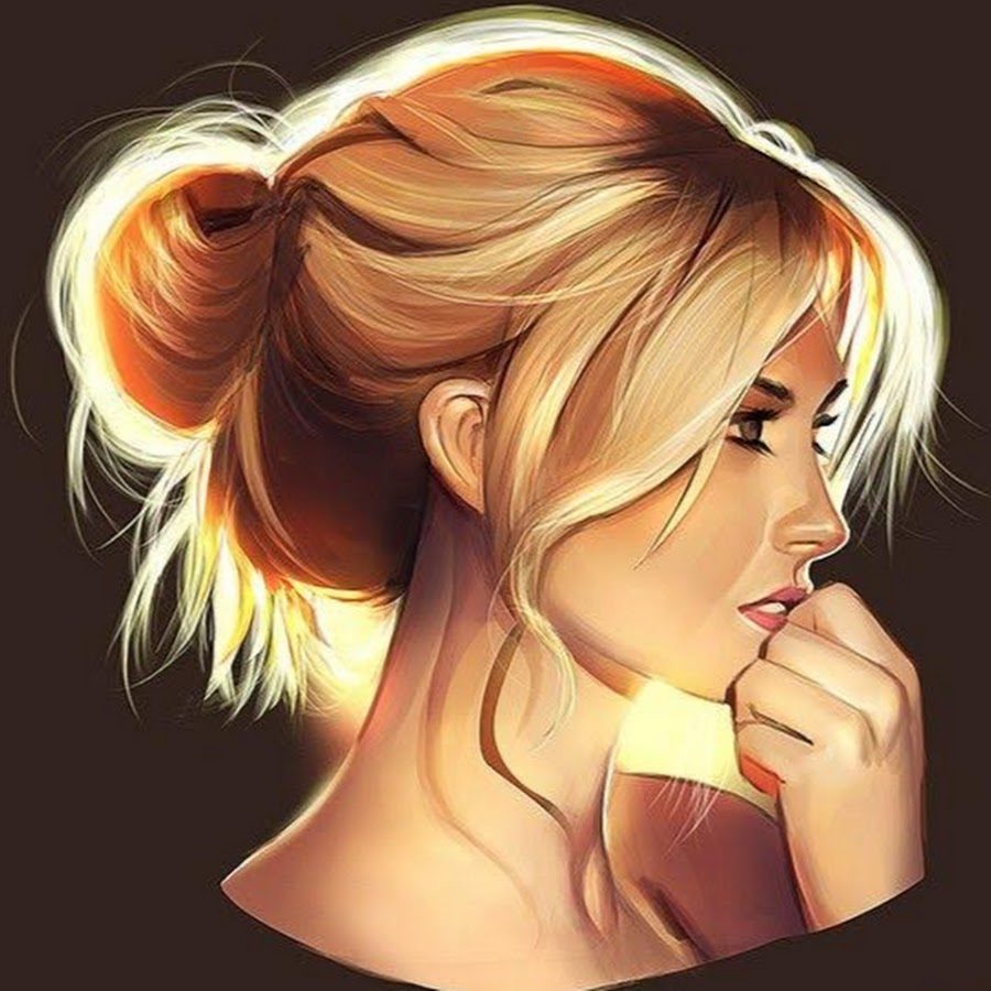 Картинка на аву для девушек нарисованная