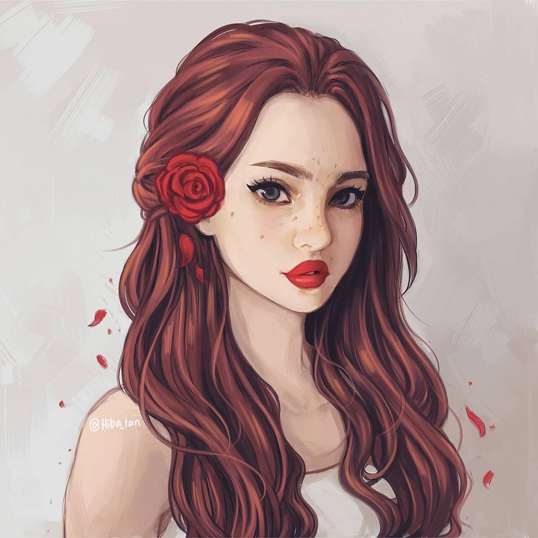 Картинка на аву для девушек нарисованная