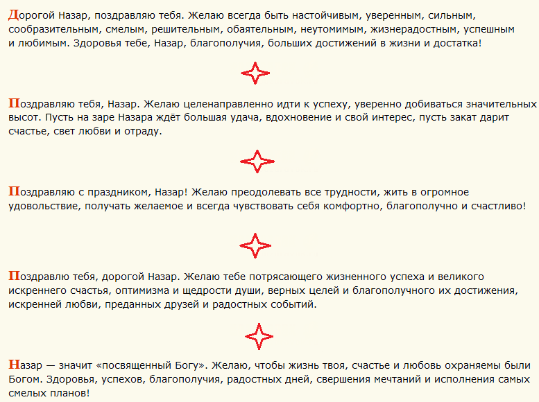 Поздравление с днем ангела