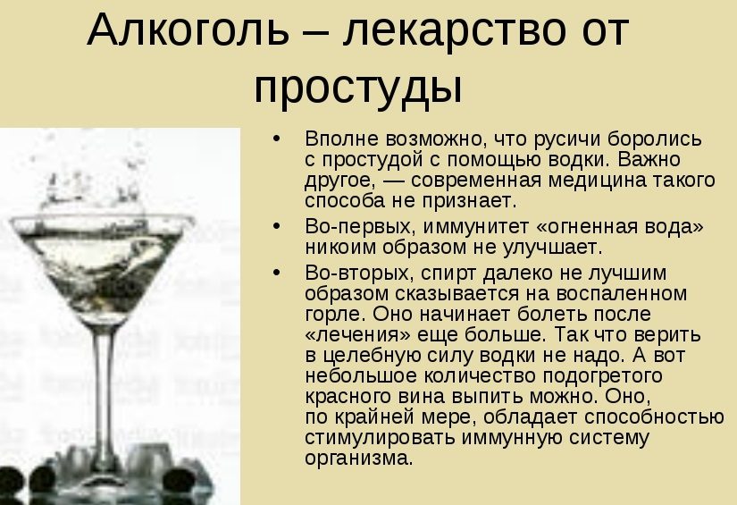 Мифы об алкоголе