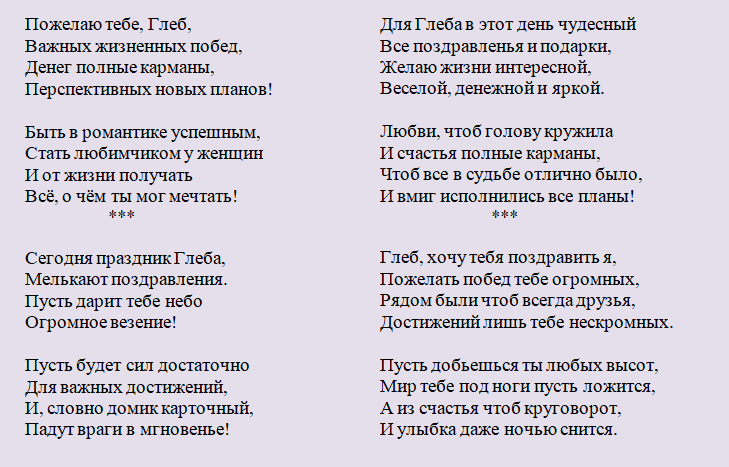 Поздравление с днем ангела