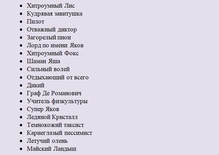 Псевдоним к имени