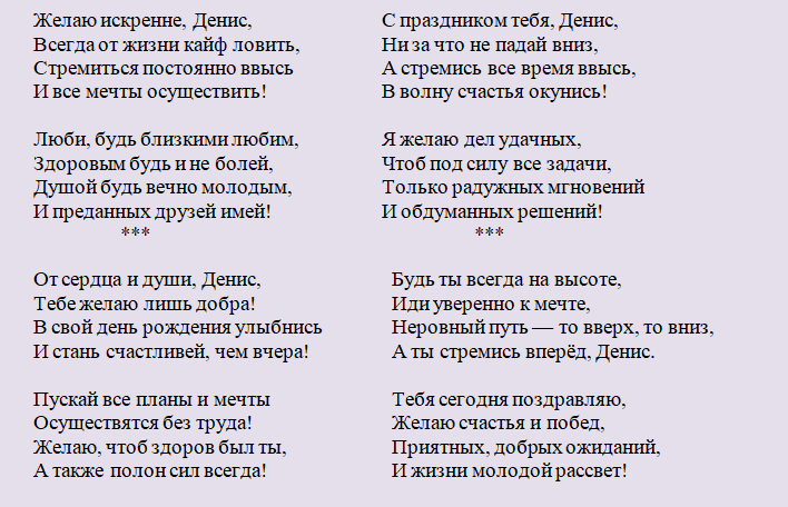 Поздравление с днем ангела