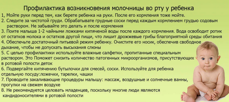 Профилактика молочницы при грудном вскармливании