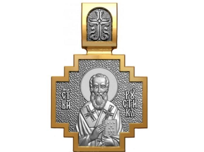 Подвеска со святым покровителем из золота