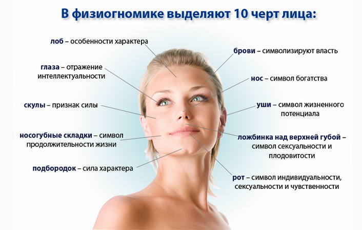 Китайская физиогномика лица