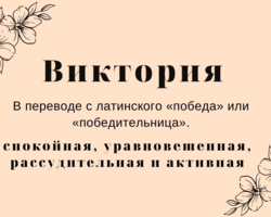 Женское имя Виктория, Вика — как можно называть по-другому: формы имени