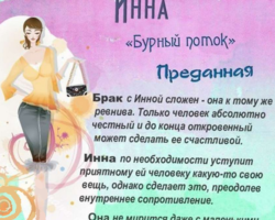 Женское имя Инна: варианты имени. Как можно называть Инну по-другому?