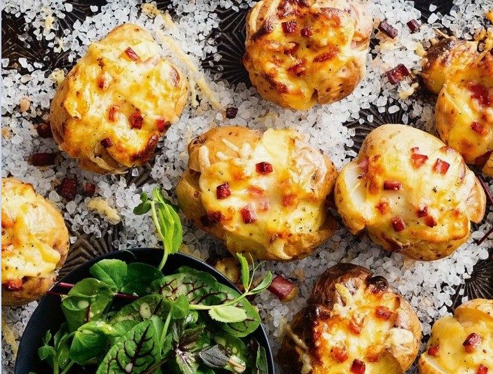 Картофель в сырной корочке