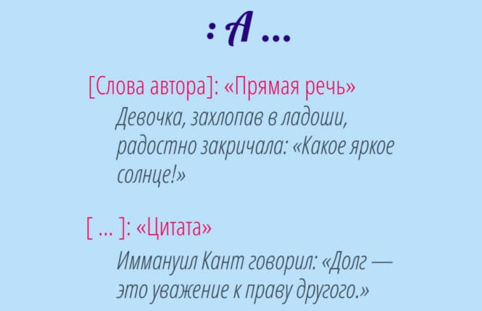 Большая буква после двоеточия