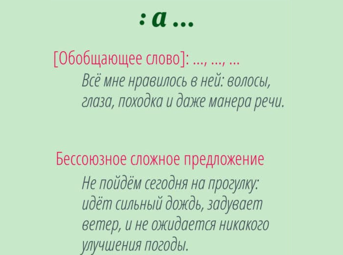 Маленькая буква после двоеточия
