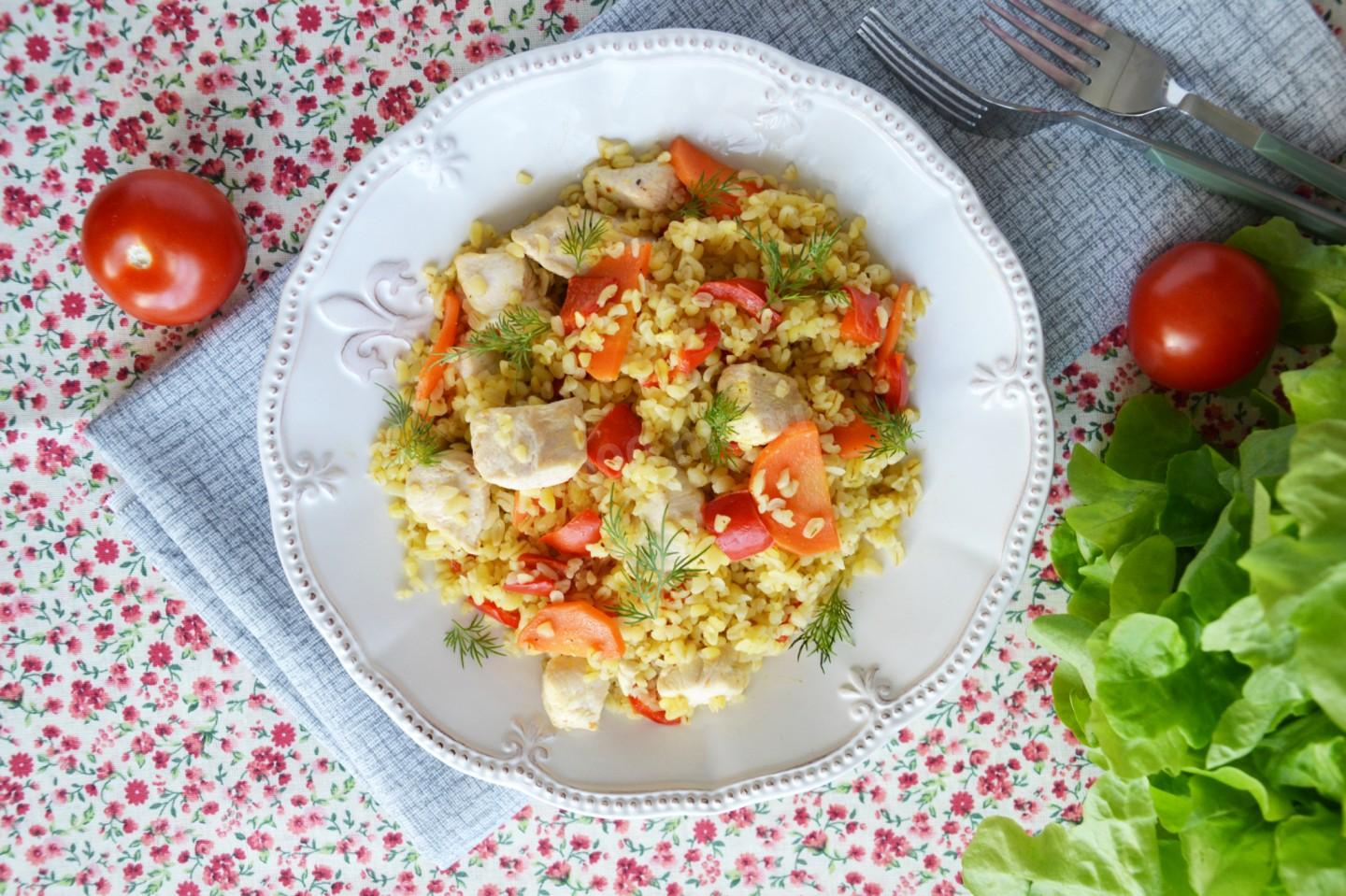 Булгур с мясом