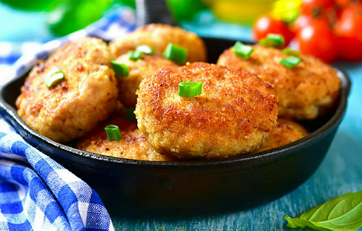 Вкусные котлеты из куриного фарша без яиц