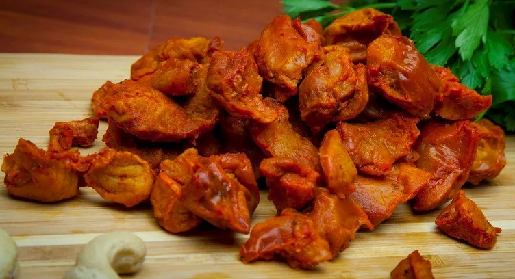 Желудки куриные варено-копченые