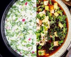Нужно ли в окрошку добавлять майонез? Как вкусно приготовить окрошку на майонезе: ингредиенты, рецепт