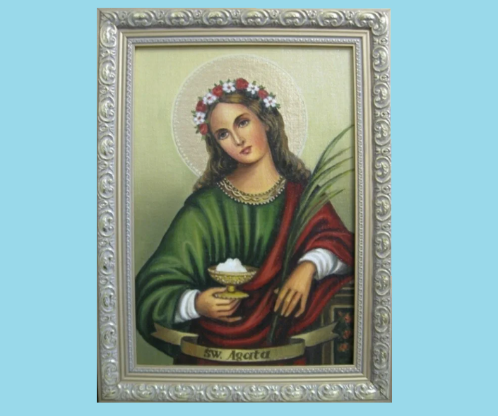 Святой покровитель имени агата (агафья)