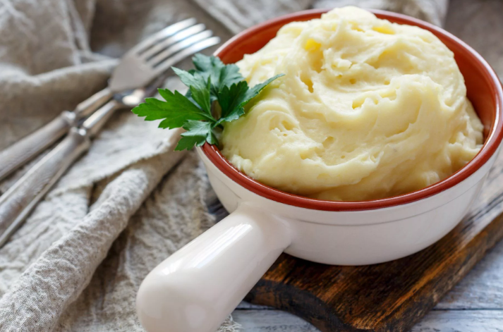 Вкусное картофельное пюре со сливками 15%