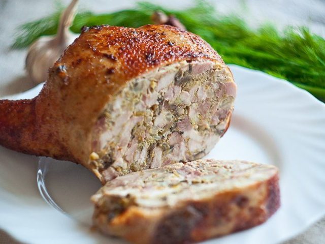 Как вкусно приготовить галантин из курицы готовый полуфабрикат?