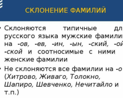 Как правильно склоняются мужские фамилии, которые оканчиваются на гласную «а»: правила, примеры