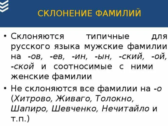 Как правильно склоняются мужские фамилии, которые оканчиваются на гласную «а»: правила, примеры