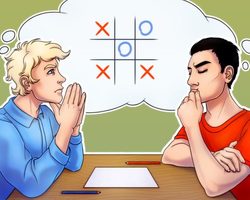 Как всегда выигрывать в крестики-нолики: схема
