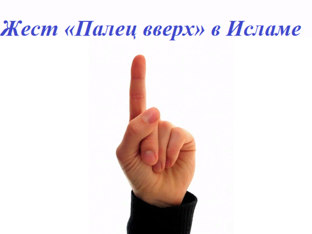 Жест «Палец вверх» в Исламе: значение, как сделать правильно? Средний палец вверх в Исламе: можно ли, какие жесты еще запрещены?