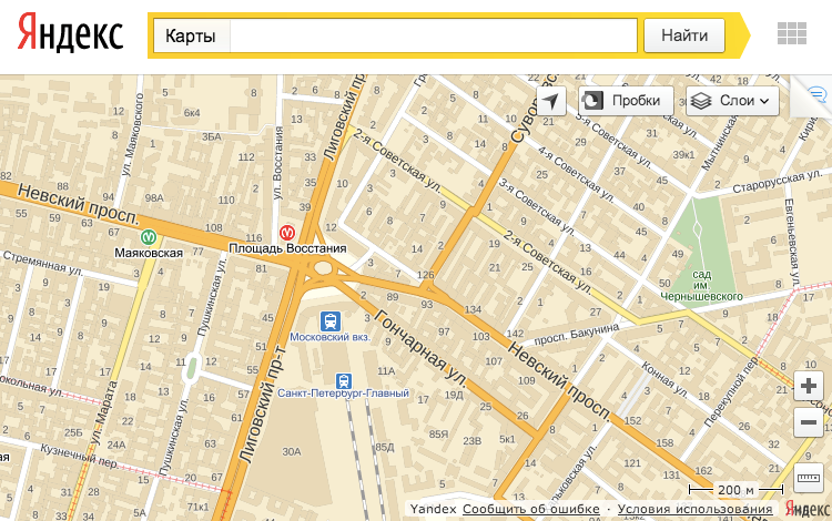 Новые яндекс.карты