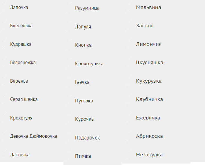 Ласковые слова для малышки дочки