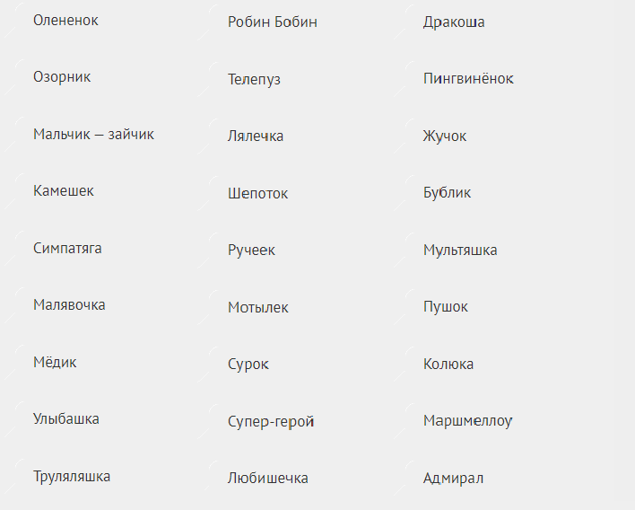 Варианты, как можно назвать мальчика по-другому
