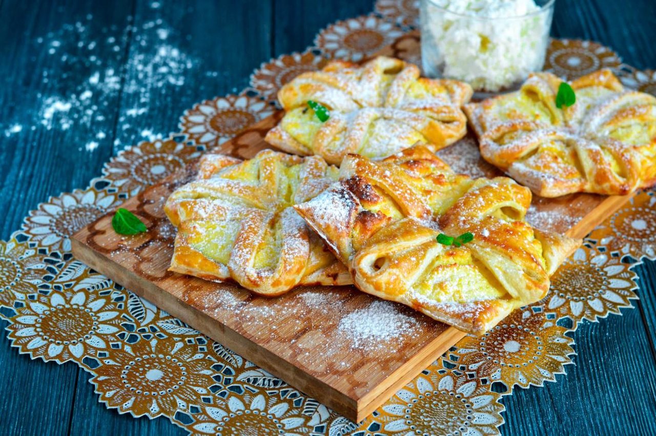 Творожные слойки
