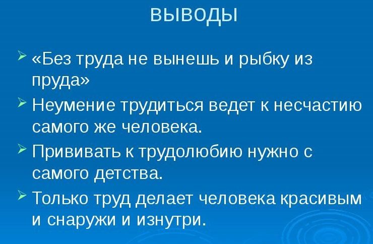 Вывод